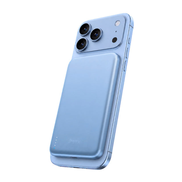 Batterie Magnétique SolidSafe™ Air Titanium 5000mAh Qi2 Glacier