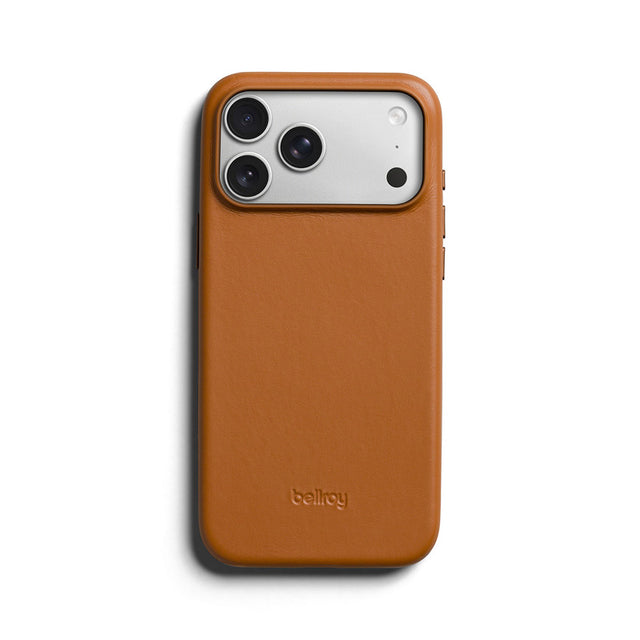 Coque en cuir iPhone 18 Pro Max / 17 Pro Max Tan