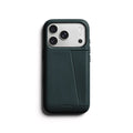 Coque en cuir Premium 3 Card iPhone 18 Pro / 17 Pro Deep Ocean