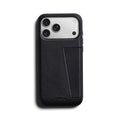 Coque en cuir Premium 3 Card iPhone 18 Pro Max / 17 Pro Max Noir