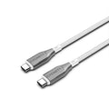 Câble Armoured USB-C vers USB-C (1m) Blanc