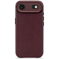 Coque en cuir iPhone Air Dark Ruby