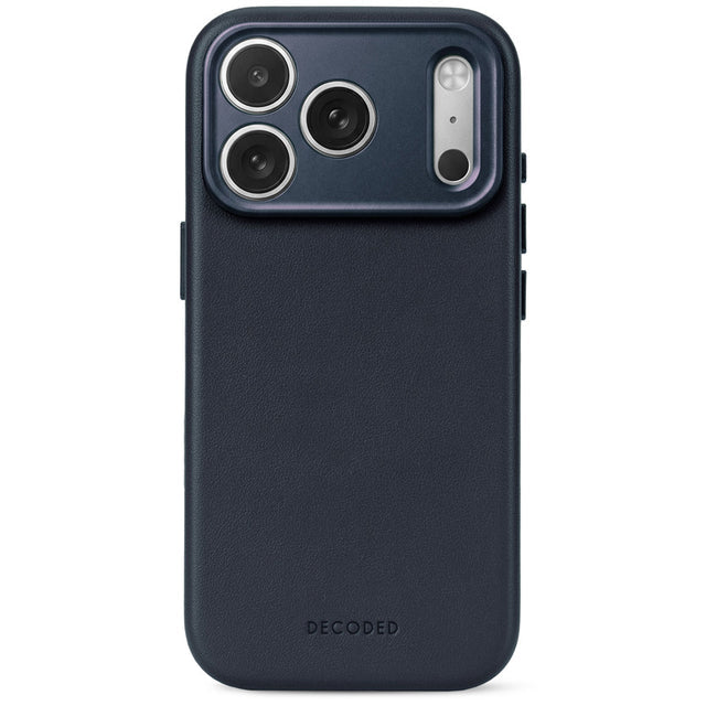 Coque en cuir MagSafe iPhone 18 Pro / 17 Pro Midnight