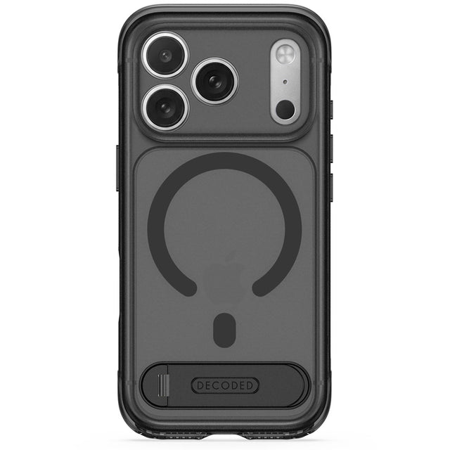 Coque MagSafe Hybride Antimicrobienne iPhone 18 Pro / 17 Pro Frosted Black