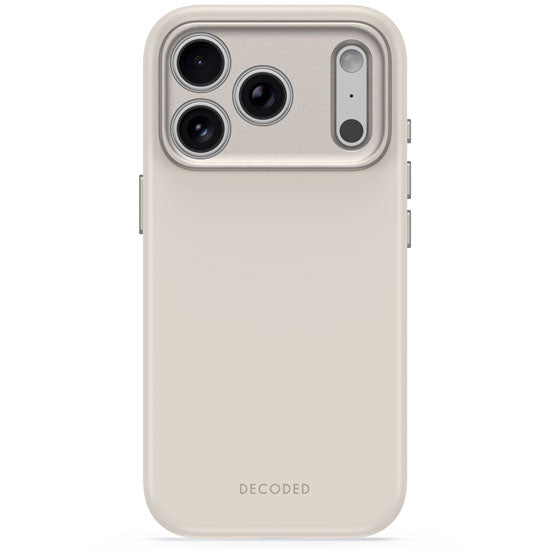 Coque MagSafe Silicone Antimicrobienne iPhone 18 Pro / 17 Pro Pebble Grey