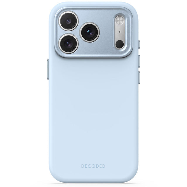 Coque MagSafe Silicone Antimicrobienne iPhone 18 Pro Max / 17 Pro Max Light Blue