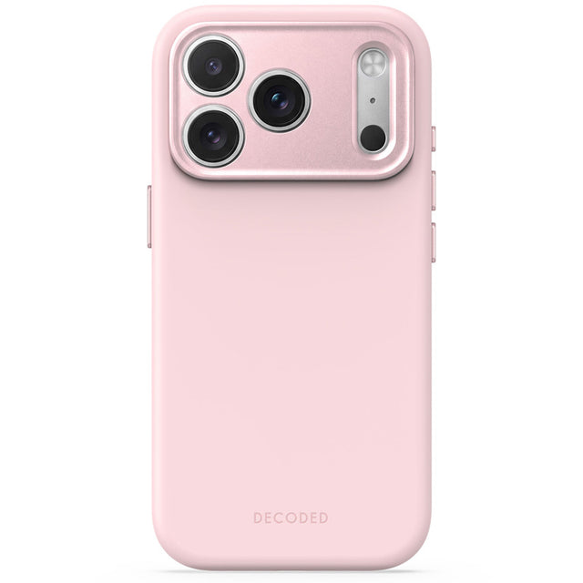 Coque MagSafe Silicone Antimicrobienne iPhone 18 Pro Max / 17 Pro Max Rose