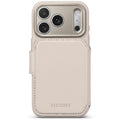 Folio detachable en cuir MagSafe iPhone 18 Pro Max / 17 Pro Max Taupe