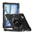Coque Securit Rotative iPad Air 13 (M2/M3/M4) Noir Polybag