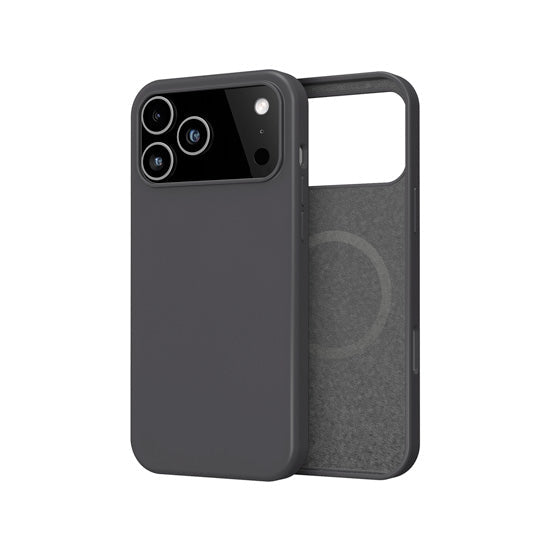 Coque silicone MagSafe iPhone 18 Pro / 17 Pro Max Noir
