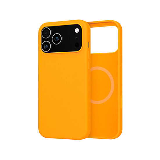 Coque silicone MagSafe iPhone 18 Pro / 17 Pro Max Orange