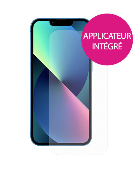 Verre de protection avec applicateur iPhone 13 & 13 Pro Polybag
