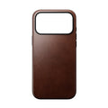 Coque Modern Horween cuir iPhone 18 Pro Max / 17 Pro Max Rustic Brown