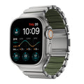 Bracelet Stratos 49mn Natural Titanium/Forest Green FKM