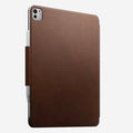 Folio en cuir pour iPad Pro 13 (M4/M5) Marron