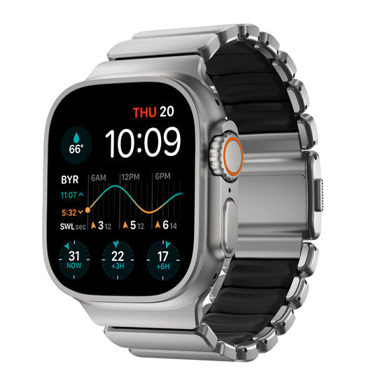 Bracelet Stratos 49mm Natural Titanium/Black KFM