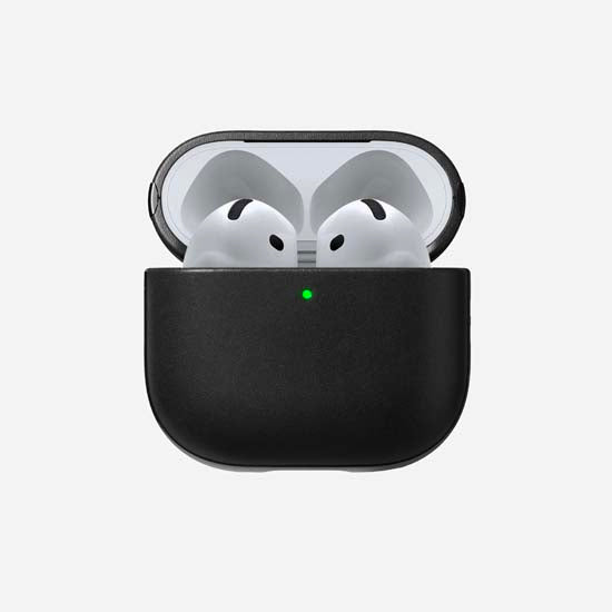 Coque Modern Leather AirPods 4 & 5 Noir