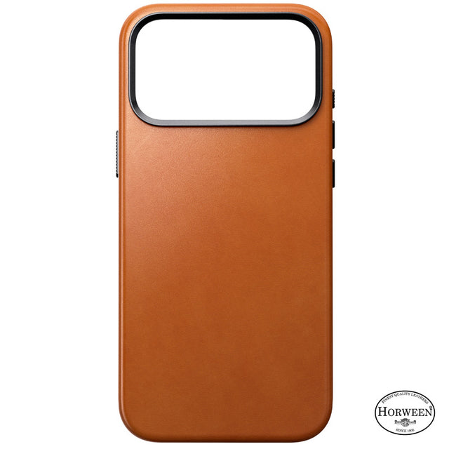 Coque Traditional Horween cuir iPhone 18 Pro Max / 17 Pro Max Saddle