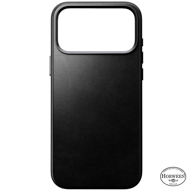 Coque Traditional Horween cuir iPhone 18 Pro Max / 17 Pro Max Noir