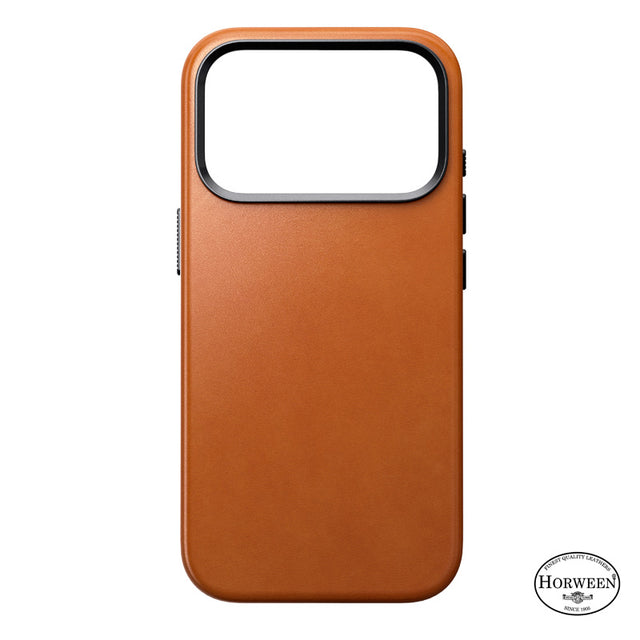 Coque Traditional Horween cuir iPhone 18 Pro / iPhone 17 Pro Saddle