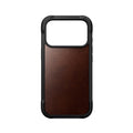 Coque Rugged cuir iPhone 18 Pro / 17 Pro Rustic Brown