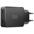 Chargeur Pocket GaN 65 W double USB-C Noir