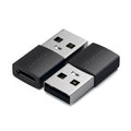 Adaptateur USB Type-A vers Type-C Space Black