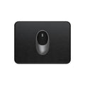 Tapis de souris Premium en cuir végan Noir