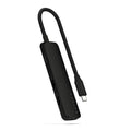 Adaptateur multiport USB-C Slim 4-en-1 4K Noir