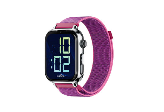 Montre connectée enfant SAVEWATCH PLUS 2 Silver/Frambuesa