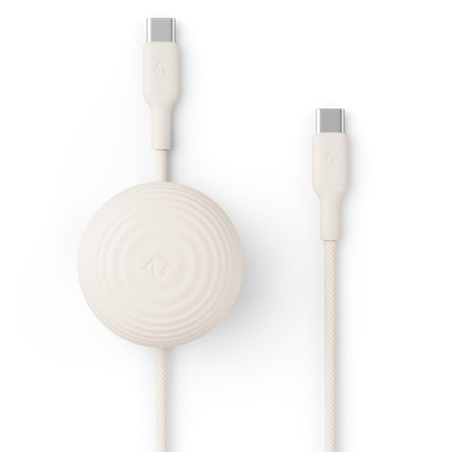 Câble CableStay USB-C (1,5 m) avec base lestée Dune