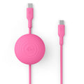 Câble CableStay USB-C (1,5 m) avec base lestée Fuchsia